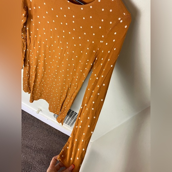 Old‎ Navy Orange Long Sleeve A-Line Dress - Picture 4 of 5